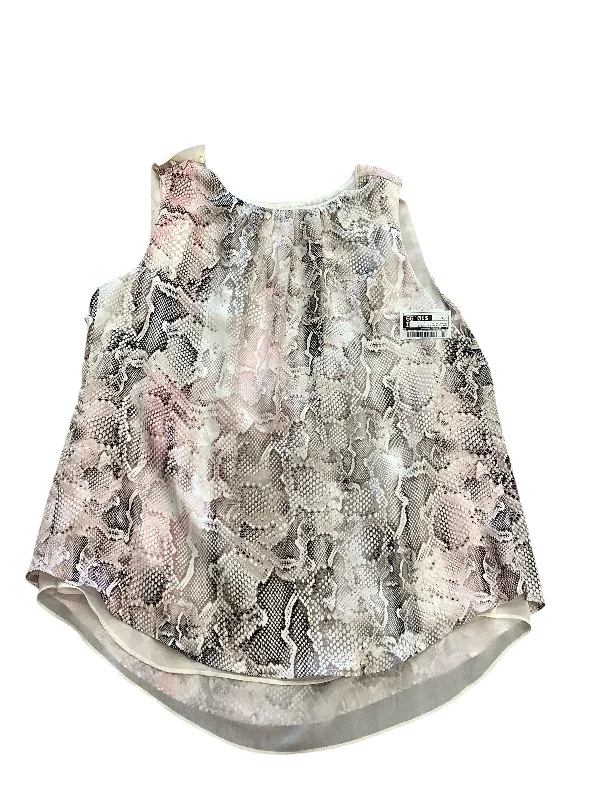 Top Sleeveless Basic By Clothes Mentor In Animal Print, Size: L