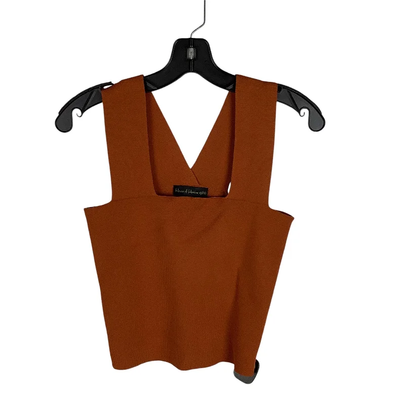 Top Sleeveless Basic By House Of Harlow In Orange, Size: Xs