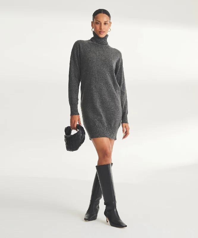 Signature Cashmere Turtleneck Dress