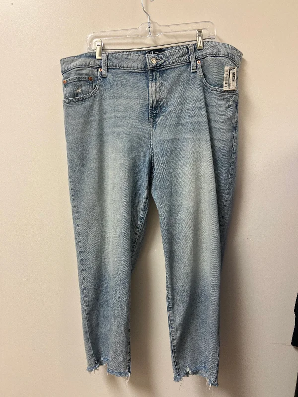 Jeans Boyfriend By Gap In Blue Denim, Size: 18