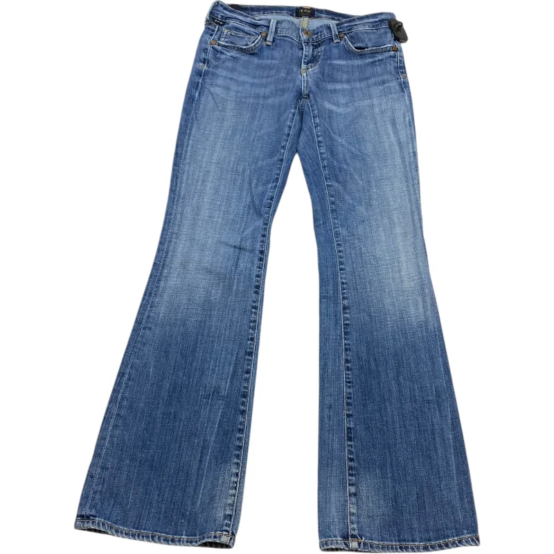 Jeans Flared By Citizens Of Humanity In Blue Denim, Size: 2