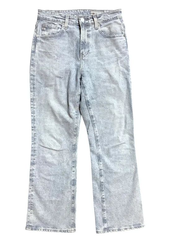 Jeans Straight By Ag Jeans In Blue, Size: 4