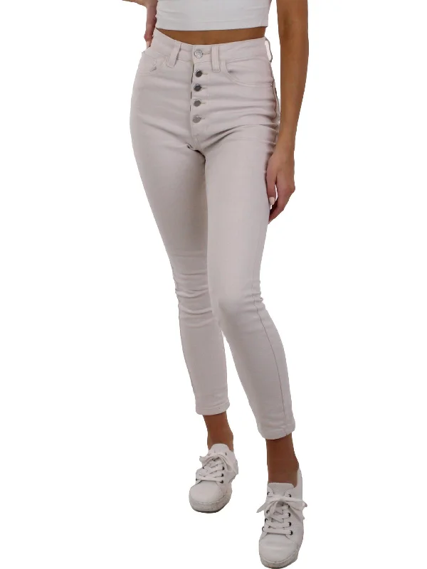 The Danielle Womens High Waist Ankle Skinny Jeans