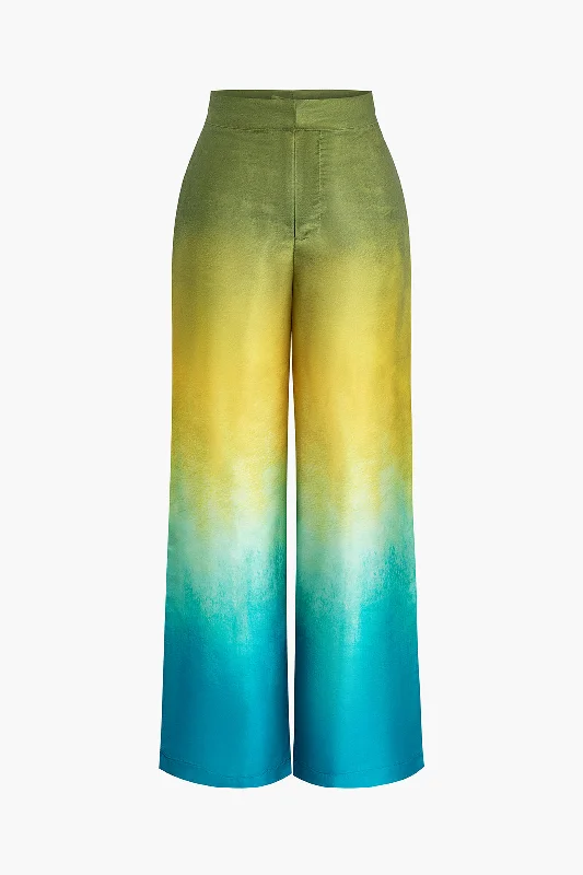 Ombre Wide Leg Pants