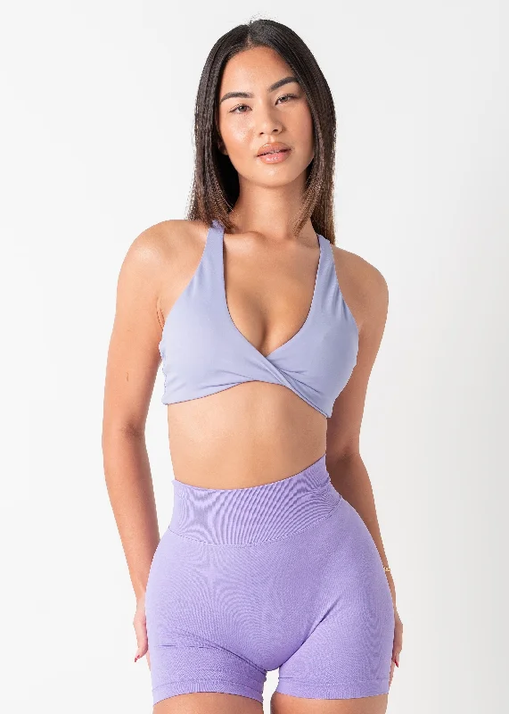 TWIST BRA - LAVENDER