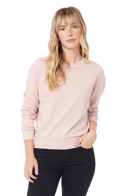 Alternative Womens Eco Washed Throwback Crewneck Sweatshirt - Rose Quartz