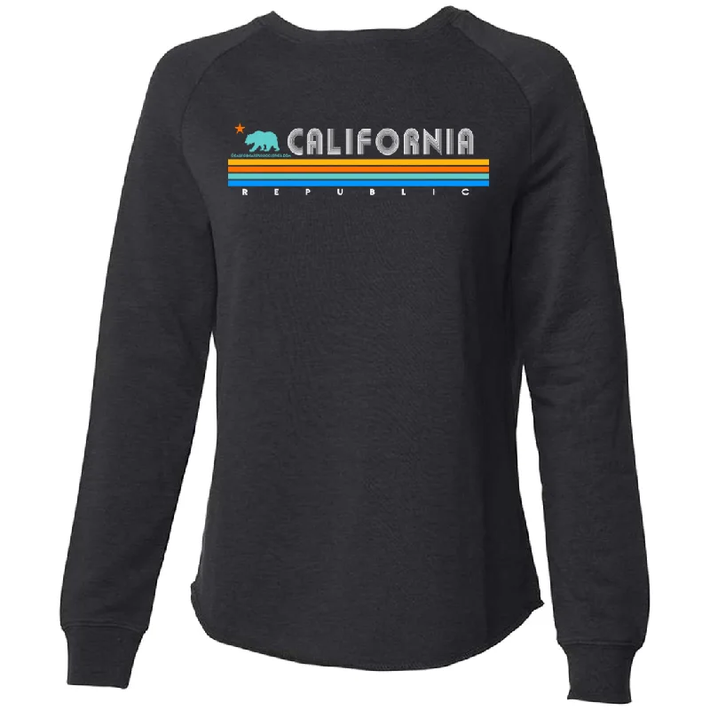 California Republic Vintage Stripe Super Soft Crewneck Sweater