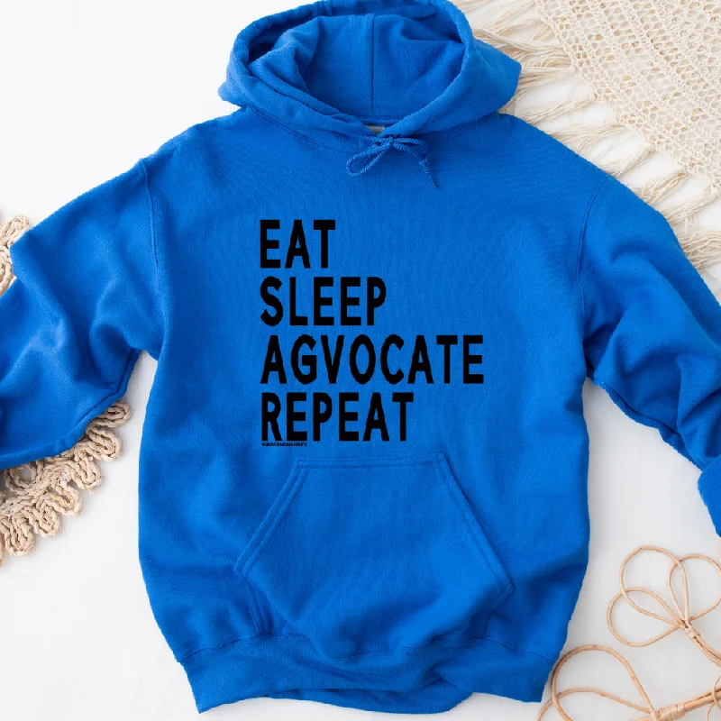 Eat Sleep Agvocate Repeat Hoodie (S-3XL) Unisex - Multiple Colors!