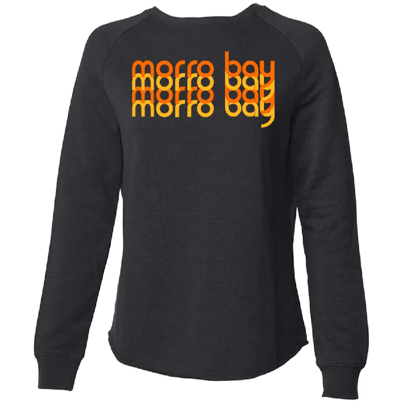 Morro Bay Sunset Stack Super Soft Crewneck Sweater